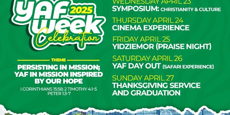 2025 YAF WEEK Program Outline