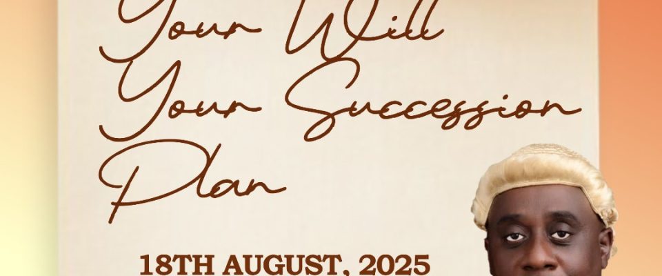 Your Will Your Succession Plan