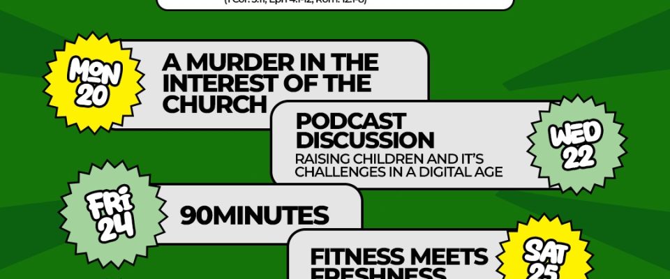 2026 YAF WEEK AT A GLANCE